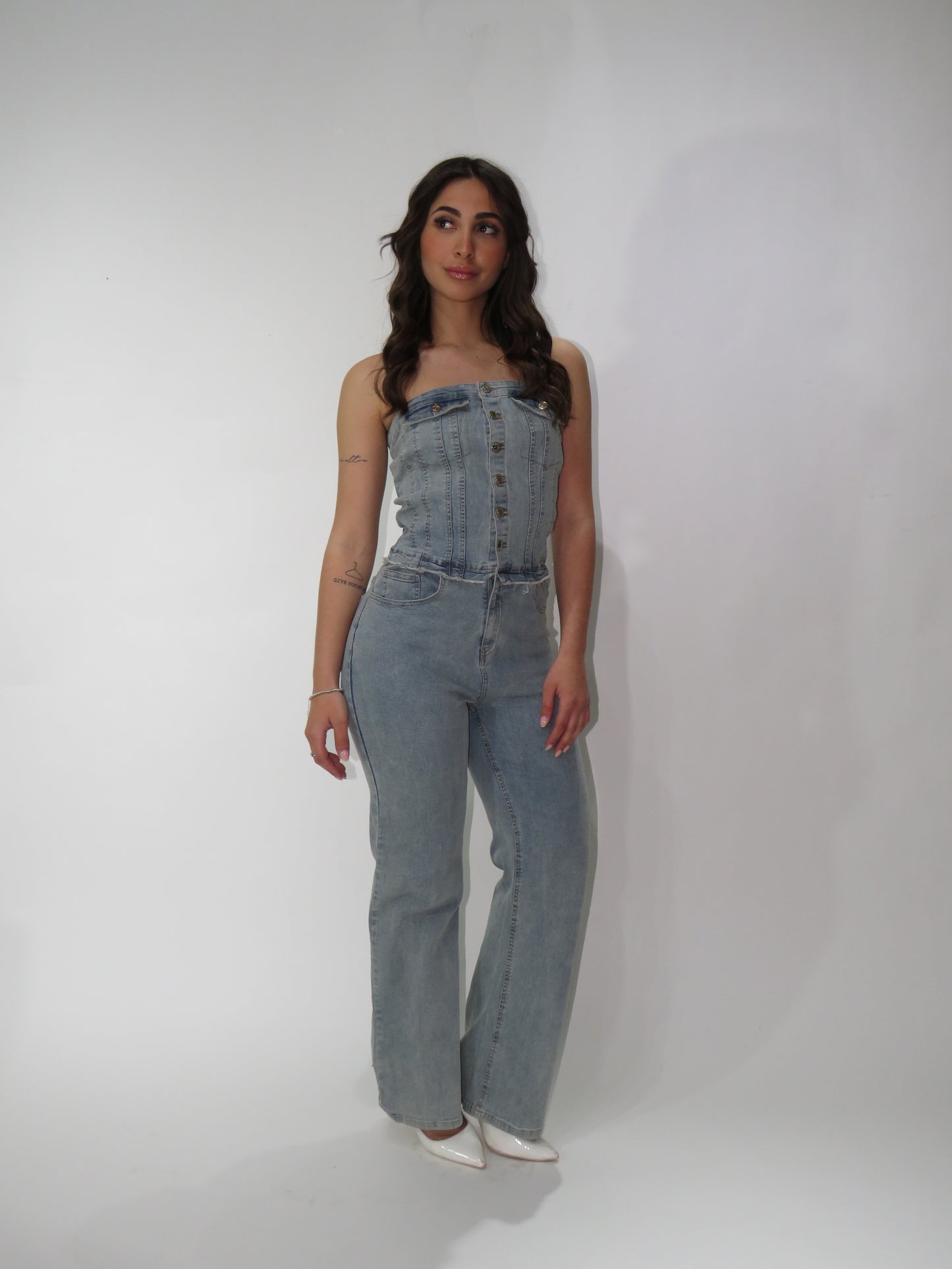 Tuta di jeans